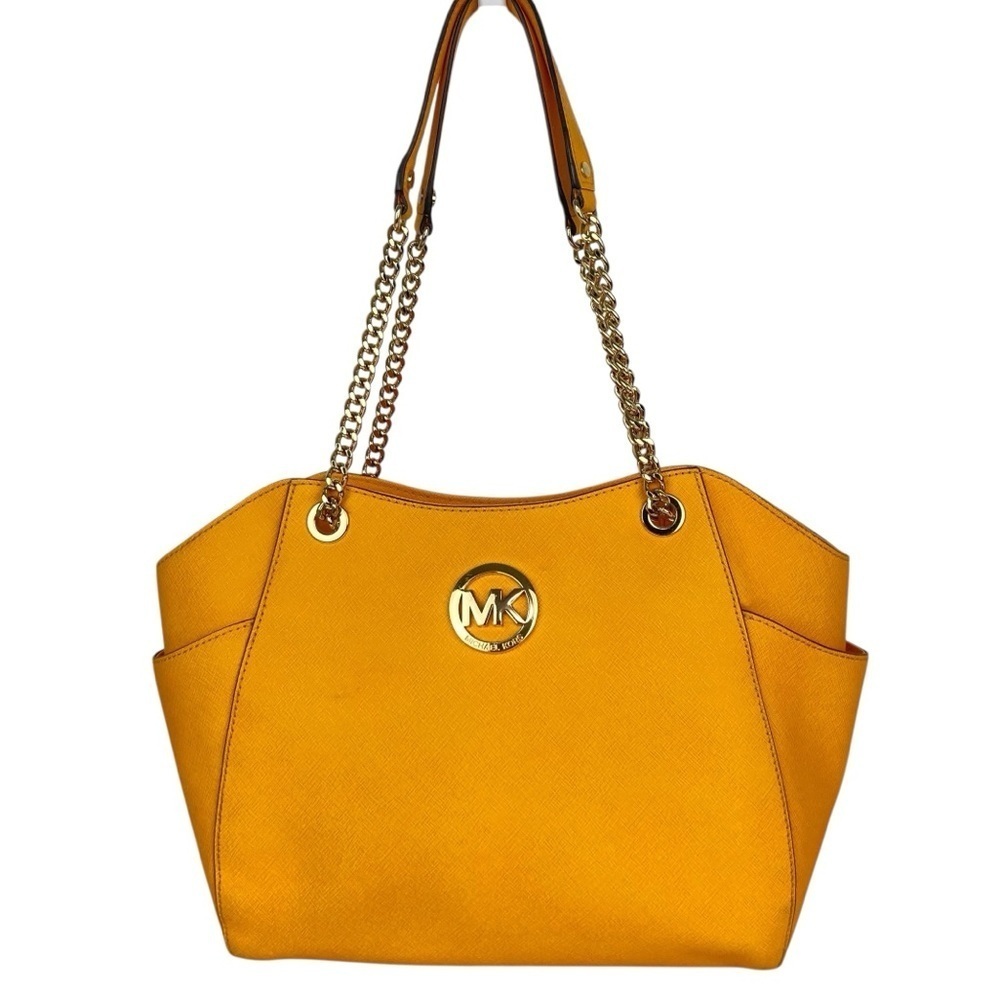 MICHAEL KORS Jet Set Large Saffiano Leather Shoulder Bag - $558.